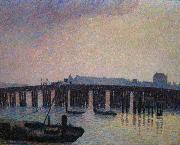 Camille Pissarro Le Vieux Pont de Chelsea, Londres France oil painting artist